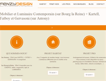 Tablet Screenshot of fenzydesign.com